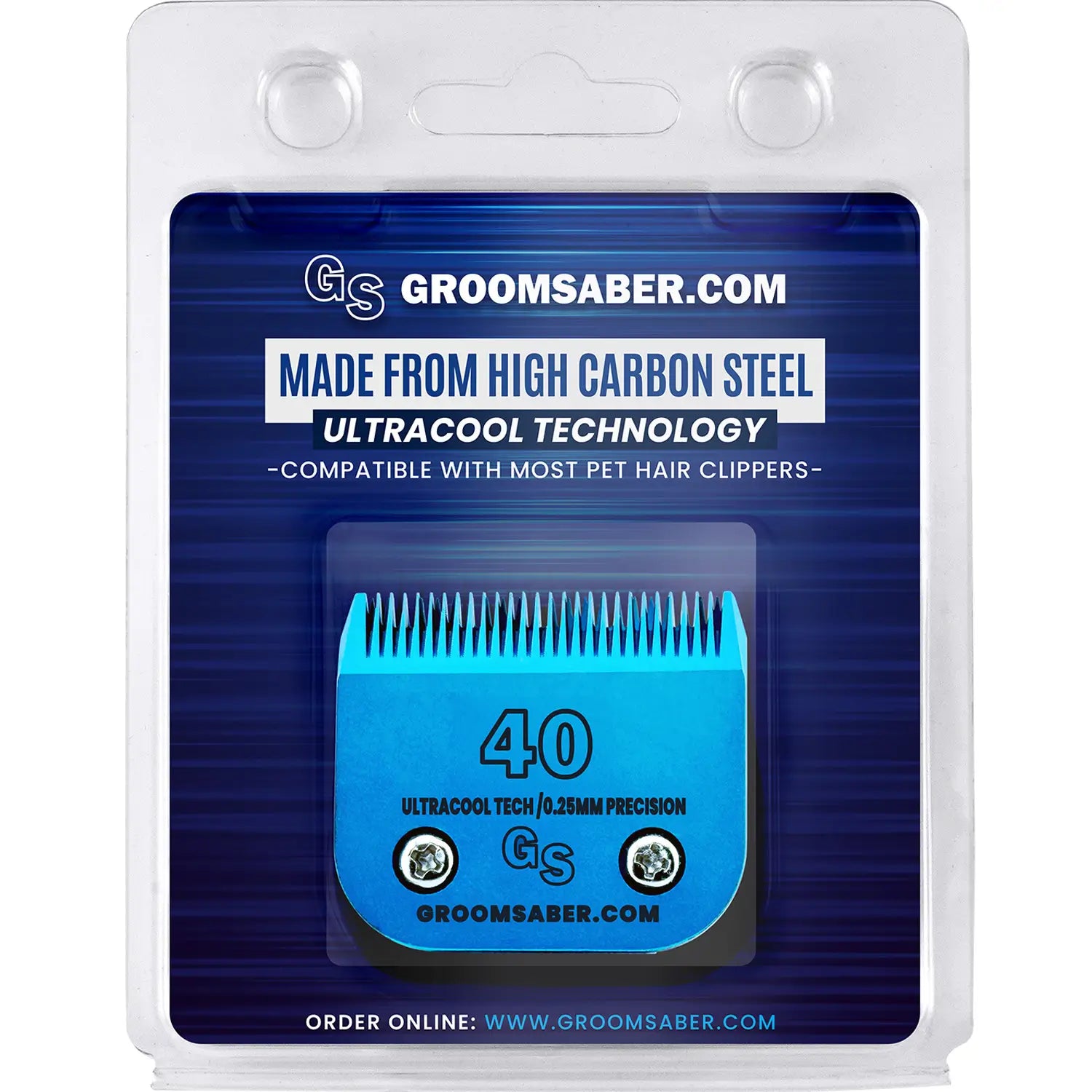 n.º 40  Cuchilla para cortapelos canino (0.25 mm)