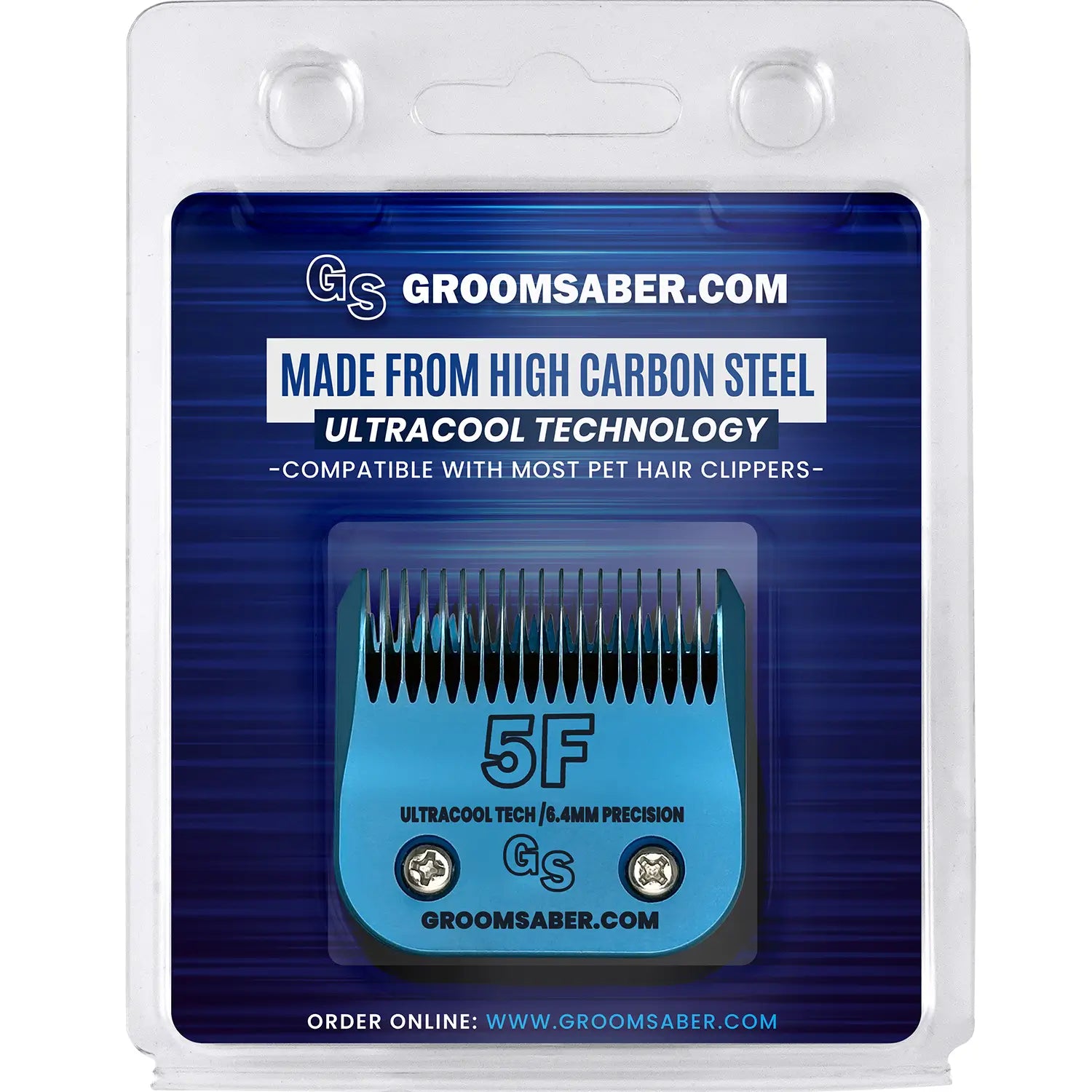 5F Blue Steel Dog Clipper Blade (6.4 mm)